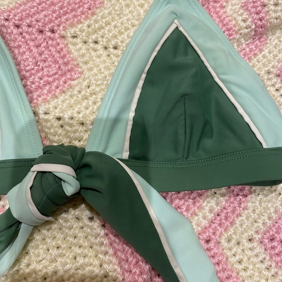 Triangle Tie Front Bikini Top - Picture 2 of 2